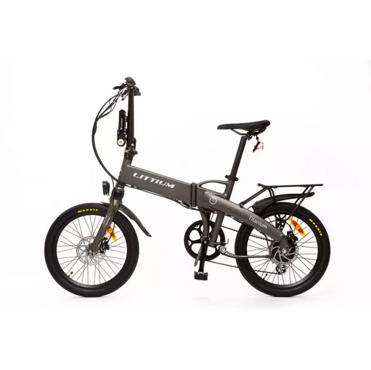 Bicicleta eléctrica LITTIUM Ibiza Titanium Batería 14A 504 Wh 2024